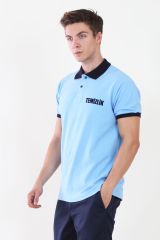 Polo Yaka Baskılı Tshirt