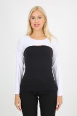 Beyaz Tesettür Bolero İçlik