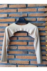 Vizon Krem Tesettür Bolero İçlik