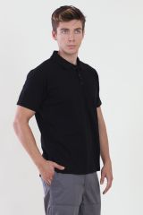 Polo Yaka Siyah Tshirt