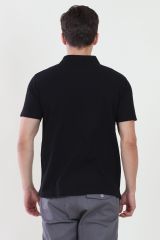Polo Yaka Siyah Tshirt