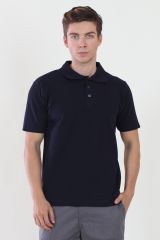 Polo Yaka Lacivert Tshirt