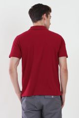 Polo Yaka Bordo Tshirt