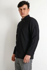 Erkek Likralı Siyah Modelli Gabardin Aşçı Ceketi