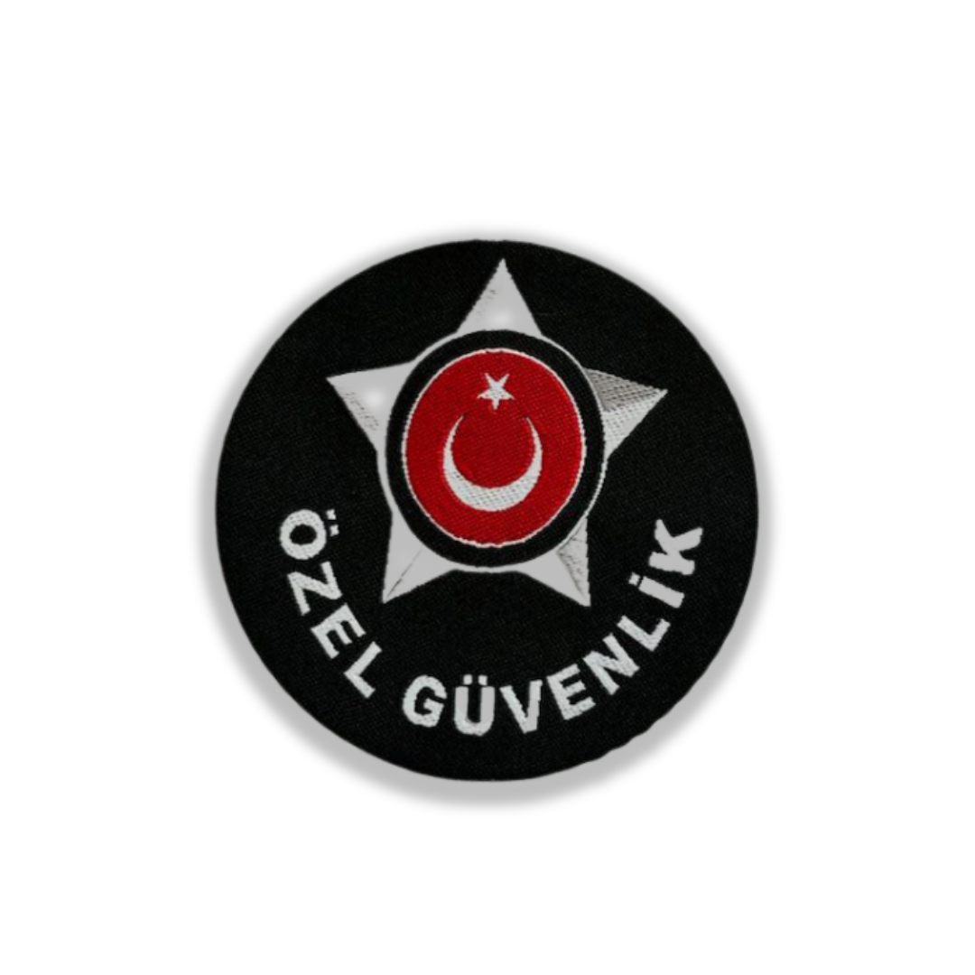 Kamu Özel Güvenlik Dokuma Tek KEP Arması (Dokuma Cırtsız)