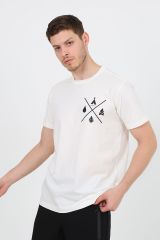 Tshirt Kamp Ateşi Baskılı  Outdoor Tshirt Normal Kalıp Baskılı Tişört (Dört Farklı Renk)