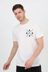 Tshirt Kamp Ateşi Baskılı  Outdoor Tshirt Normal Kalıp Baskılı Tişört (Dört Farklı Renk)