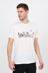 Tshirt Simple Baskılı Outdoor Tshirt Normal Kalıp Baskılı Tişört (Beş Farklı Renk)