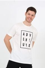 Tshirt Adventure Baskılı Outdoor Tshirt Normal Kalıp Baskılı Tişört (Beş Farklı Renk)